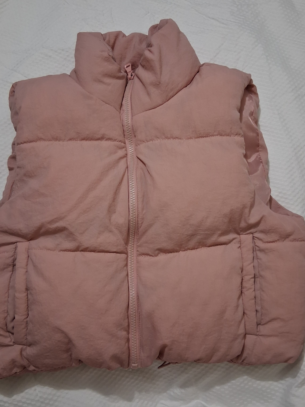 CISONO Padded Vest Puffer Vest in Pink XL Like New